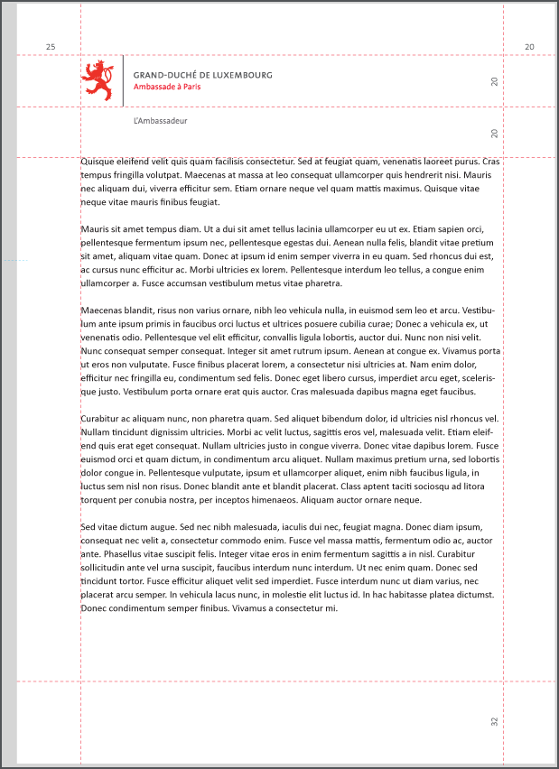 Suite de lettre ambassade